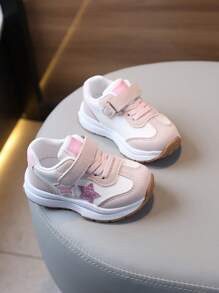 1 Pair Anti-Slip, Anti-Kick, Durable Casual Comfortable Fashion Five-Pointed Star Suitable For All Seasons Sports Shoes