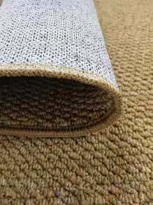 1 Stück wasserabsorbenter und weicher, leicht zu reinigender und maschinenwaschbarer Küchenteppich, Küchendekoration Küchenboden-Matte, Faux-Jute strapazierfähige schmutzabweisende Innen-/Außen-Eingangsmatte, Heimdekoration, geeignet für Eingang, Schlafzimmer, Mehrfarboptionen, Teppich für Wohnzimmer, Teppiche für Schlafzimmer, Bereichsteppiche Wohnzimmer, Teppich Wohnzimmer, Heimdekoration, geeignet als Badezimmermatte, Waschküche, Raumdekoration, Heimteppich