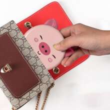 1pc ABS Mother's Day Gift Creative Cute Animal Phone Stand Cartoon Desktop Stand Live Streaming Tablet Slouchy Stand Portable Folding Lift Stand Multi Functional Phone Stand Adjustable Tablet Stand Slouchy Artifact Suitable For Travel Recording, Life, Mobile Live Streaming, TV Watching, Online Classes, Etc