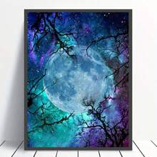 1 件 5D 钻石画套装，DIY 钻石艺术和工艺品，无框精美房间装饰，休闲减压手工点画效果，适合初学者的完美礼物 - 彩色 - 查看 9