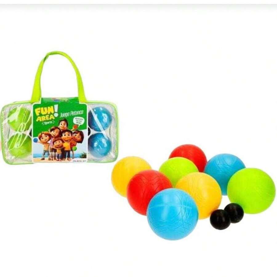 Jeu de Pétanque - Sport avec 10 pièces 31x8x16.5 cm (Color Baby 43020) - Multicolore - Voir 1