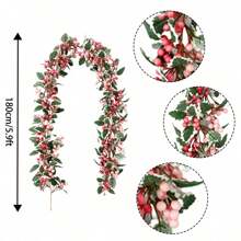 1PC Artificial Flowers Garland Fake Greenery Ivy Vines Real Touch Hanging Vines For Home Garden Wedding Arch Floral Arrangements Anniversary Wedding Birthday Mother's Day Wall Arch Spring Decor