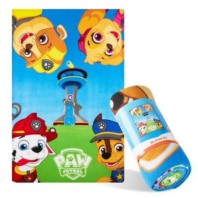 Paw Patrol Fleece Blanket Super Soft Throws 100 X 150cm Warm Bed Blankets Gift