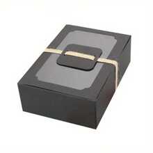 5/10 Uds., nueva caja de papel Kraft, caja de regalo para pastel de dulces y galletas, ventana transparente de PVC, regalo de cumpleaños y Navidad, suministros para fiestas - Blanco - Ver 5