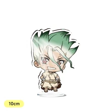 Dr. Stone 动漫亚克力支架 1pc 10cm - 石上千空/朝雾玄/西园寺右京/镀铬精美人物模型,桌面和家居装饰,送给粉丝朋友的理想生日礼物,完美的节日礼物 - 彩色 - 查看 16