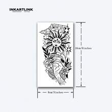 INKARTLINK Technologie de tatouage révolutionnaire INKARTLINK, tatouage semi-permanent, cartes de lecture de la main, tatouage réaliste, tatouage en forme de cœur, tatouage temporaire, imperméable, apparence de tatouage authentique, tatouage de design de niche, tatouage Juiced, tatouage végétal