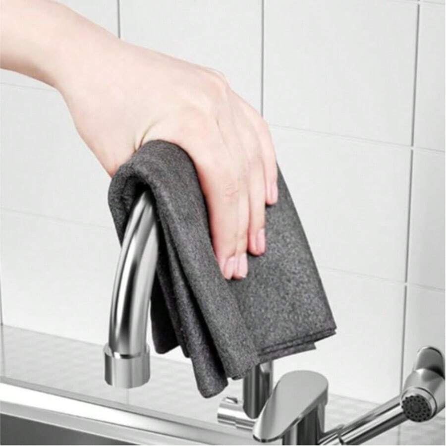 3PCS-Magic Cleaning Rag Rag Wipe Glass Cloth Without Leaving Marks Special No Watermark Wipe Mirror Magical Rag Household Cleaning Scouring Cloth - Multicolor - View 1