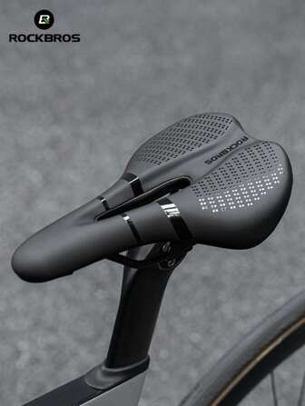 ROCKBROS Asiento de bicicleta con espuma amortiguadora - Diseño ventilado de alta densidad en esponja Equipo para el verano