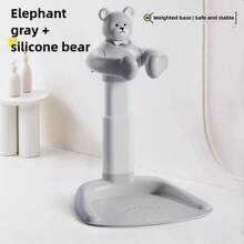 Baby Stehdusche Gadget, Baby- und Kleinkind-Duschablage Anti-Fall und Anti-Rutsch, Baby-Gesäß-Duschgadget Stützablage