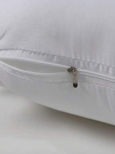 CNZB 1pc Wit ative Kussen Moderne Polyester Fiber Rectangle High Elastic Core Lumbar Pad, Convenient Home, Office, Camping, Bedding, Inserts, Pillows Bed view 6