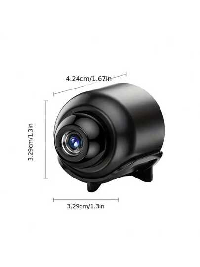 1pc High Definition Bullet Type Slimme Mini Camera, Night Vision Wireless WiFi Camera That Only Supports 2.4G Network. It Features Remote Monitoring, SD Card Exp able Memory, Indoor Network Monitoring. This Is USB Powered Home Scenarios Such As Homes, Cars, Offices, Making An Ideal Choice s, Anniversary Or Family Day s. view 2