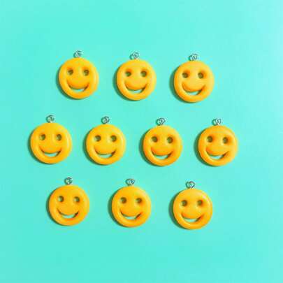 10 piezas Divertidos accesorios de artesanía de resina con dije de patata simulada para hacer joyería, collares, pulseras, llaveros y decoración de bolsos