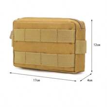 Men's Outdoor Sports Utility Bag, Military Waist Pack, Multi-Functional Tactical Accessory Pouch, Outdoor Commuter Bag, Tool & Coin Purse, Camouflage