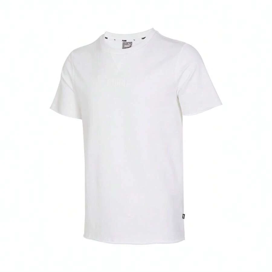 Puma Camiseta de cuello redondo de manga corta de la serie básica para hombre 2025 84959302