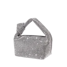 Denhuaki Rhinestones Evening Clutch Bag Purses And Handbag Luxury Designer Shiny Crystal Clutch Purse - 銀色 - 查看 2