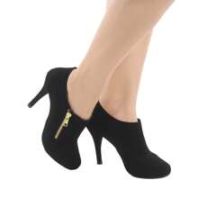 Bota Feminina Cano Médio Salto Médio Confortável Blogueira Moda 1506