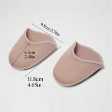 1 Pair Toe Pads, Knitted Ballet Toe Pointe Shoes Pads With Soft Foam, Relieve Forefoot Pain And Protect Toes, Suitable For Ballet Pointe Shoes And High Heels