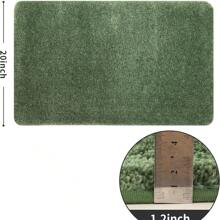 COSY HOMEER Bath Rugs For Bathroom Extra Thick- Anti-Slip Bath Mats Soft Plush Yarn Shaggy 100% Strong Mirco Polyeste Mat Livin - 米色 - 查看 2