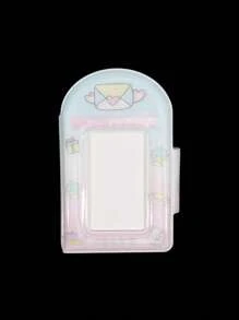 1Pc New Portable 32 Slots Cartoon Mini Photo Album Collection Book Photocard Holder Star Chasing Storage Album With Buckle Photo Card Supplies, Idol Postcard Card Storage Photo Card Packaging Supplies Collectible Card Photocards Holder Lomo Card Album Photo Card Book, 3-Inch Plastic Rectangle Photocard Holder, Korean Kpop Idol Picture Organizer, Perfect Gift For Collectors & Fans - Multicolor - View 16