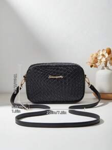 Nuevo bolso de moda tipo bandolera diagonal/de hombro, mini bolso cuadrado y monedero para teléfono