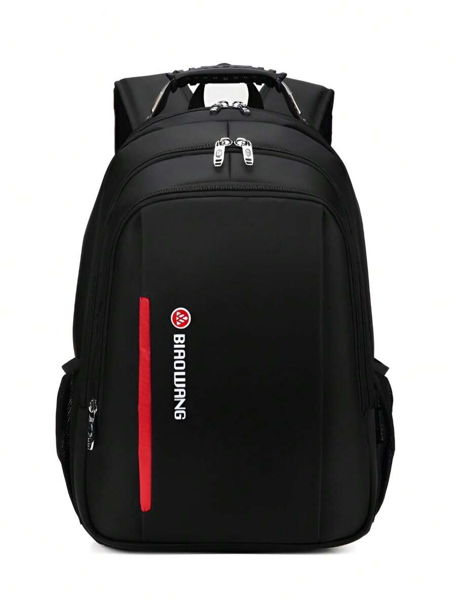 Men's Waterproof Backpack Waterproof Internal Divider For Laptop Assorted Shipping - màu đen - Xem 1