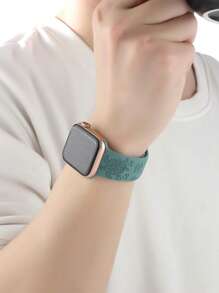 1pc Adorable Bubble Sea Turtle Deeply Carved Silicone Watch Strap Compatible With Apple Watch Band 38/40/41/42/S10 42/44/45/46/49mm, Ocean And Beach Style Compatible With Iwatch Strap Ultra2/SE/10/9/8/7/6/5/4/3/2/1Series, Women/Man Watchbands, Fine Women Fashion Watch Accessories, Smart Watch Strap/Band, Unique Personalized And Style Strap, Valentine's Day Mother's Day Gift