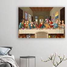 Framed Bob's Burgers Movie Poster, Classic Anime Canvas Art Print,  Wall Decor For Living Room, Bedroom, Bathroom, Home Decoration, Painting, Bathroom Wall Art