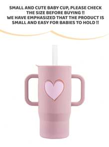 210ml Colorful & Cute Silicone Baby Learning Cup, 6 Months-3 Years Old Unisex Toddler Training Cup With Handle, Straw & Lid, 7oz Capacity