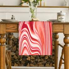 [Nature-Inspired Design] Vibrant Colored Spring Table Runner - Polyester Decor, Suitable For Indoor/Outdoor Dining, Multiple Sizes, Great For Family Gatherings And Seasonal Celebrations - Multicolor - View 43