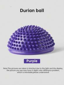 Half Yoga Ball, Balance Training Ball With Anti-Slip Texture. Used For Balance Training, Auxiliary Exercise, Foot Massage, Muscle Relaxation, And Stress Relief Gym Accessories
