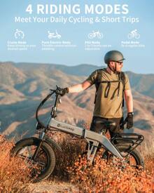 Luckeep X1 Folding Electric Bike For Adults 1500W Peak Motor,30MPH 60 Miles,720WH Battery 20" X 4.0" Fat Tire Foldable Ebike Commute With NFC/Anti-Theft/Hydraulic Brakes,UL Certified Electric Bicycle - Ideal For Commuting, Mountain, City Rides, Portable Transport, Stylish Ride, Robust Frame, Powerful Motor, Commuter Choice - X1Red - View 9