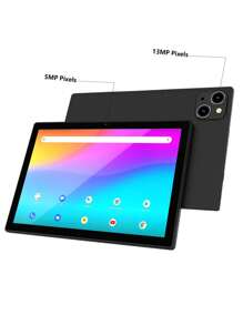 Qetupa 10.1英寸M19安卓14平板电脑，4GB内存+128GB存储空间，A523八核2.0GHz处理器，802.11ac双频WiFi 5，蓝牙5.0，高清(1280x800) IPS触摸屏，500万像素前置摄像头和1300万像素后置摄像头，6000mAh电池，支持512GB扩展 - 藍色 - 查看 6