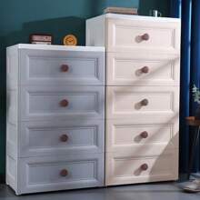 7/6/5/4/3-Layer Drawer Style Storage Cabinet, Large Capacity, Simple Decoration, Easy Installation, Suitable For Home, Living Room, Dining Room, Bedroom, Bathroom, Kitchen - Can Be Used To Organize Clothes, Cosmetics, Jewelry, Bags, Snacks