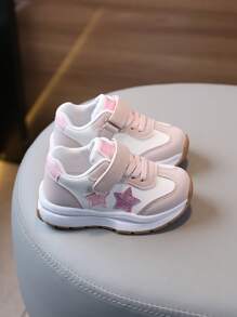 1 Pair Anti-Slip, Anti-Kick, Durable Casual Comfortable Fashion Five-Pointed Star Suitable For All Seasons Sports Shoes