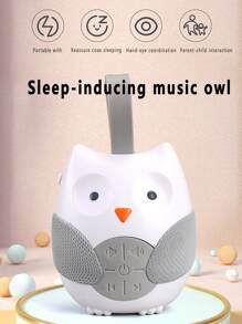 婴儿白噪音和摇篮曲声音机、婴儿声音机、便携式婴儿安抚器、漫步和外出、猫头鹰、便携式婴儿睡眠白噪音机、月光和旋律夜灯安抚器 - 助眠音樂播放器 - 查看 8