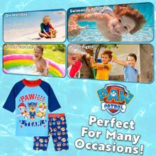 Paw Patrol 2 Piece Swimwear Set Beach Pool Holiday Essentials - Blue - View 4