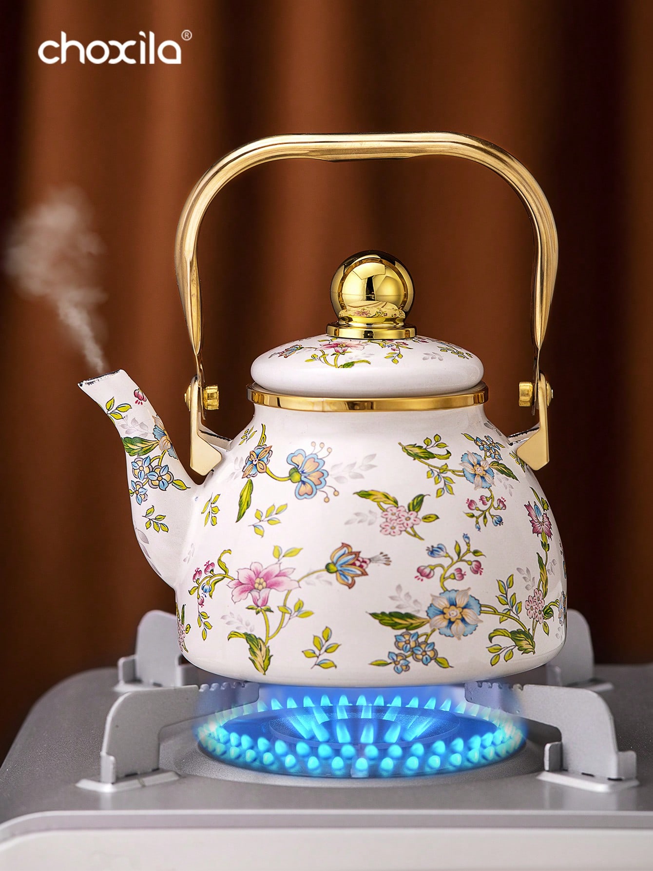 براد شاي مينا سعة كبيرة