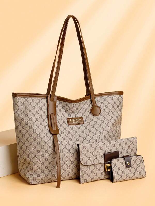 Premium High-Quality Fashion Casual Versatile Shoulder Bag Tote Bag For Women, Large Capacity For Work/Commute