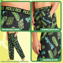 Rick & Morty Pyjama Bottoms Nightwear PJ And S-3XL Lounge Wear Trousers Gift - Black - View 4