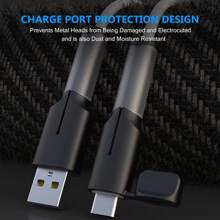 Charger Cable Protector,Type-C To Type-C/USB A To Type-C Silicone Charger Cable Protector,2024 New 2 In 1 Data Cable Protectors And Winders,Cell Phone Charger Cable Protector Charger Protector