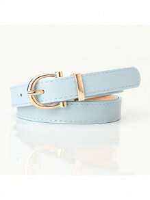 Women's Fashion Skinny Belt, Korean Style Casual Jeans Accessory, Simple & Versatile