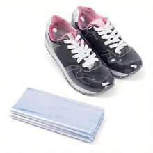 50 pezzi di pellicola termoretraibile multifunzionale per sigillare scarpe, libri, buste protettive termoretraibili, buste di imballaggio piatte termoretraibili, compatibile con pistola termoretraibile, sottile film termoformante antipolvere