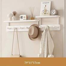 1 Stück neue dekorative Haken, sehr attraktiv, leicht zu installierender Wandmontage Kleiderbügel Rack, geeignet für Eingangsbereich, Mietwohnung, Ferienwohnung