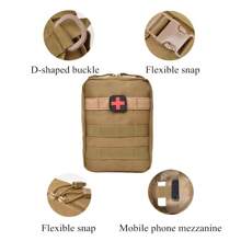1pc Outdoor Portable Medical First Aid Kit, Travel Outdoor Survival Kit, Empty Wilderness Survival Bag