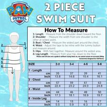 Paw Patrol 2 Piece Swimwear Set Beach Pool Holiday Essentials - Blue - View 6
