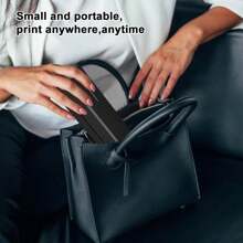 Portable Printers Wireless For Travel, Portable-Thermal-Bluetooth-Inkless-Printer Support 8.5" X 11" US Letter&Legal,A4&,A5,With 10 Pcs Folded Thermal Paper,Compatible With Android,IOS Phone&Laptop - 1 - View 5