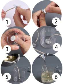 Bộ 100 bấc nến, bấc nến tự nhiên không khói, bấc nến uốn cong để làm nến thơm, vật liệu làm chậu nến tự làm từ đậu nành có bấc sáp bền, phụ kiện bấc - lõi sáp - Xem 4