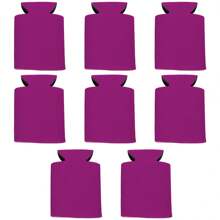 8pack Blank Beer Can Coolers Sleeves, Collapsible Reusable Foam Can Sleeves Coolers, Non-Slip Neoprene Can Coolier Sleeves For Beer, Soda Cans, Other Beverages Bottles - 8pack - View 10