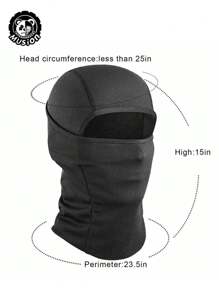 Musion 摩托车全面罩 防风头罩 透气拉法帽面罩