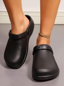 Women's Fashion Slip-Resistant Non-Slip Chef Shoes, Lightweight Work Shoes, Slip-On Clogs